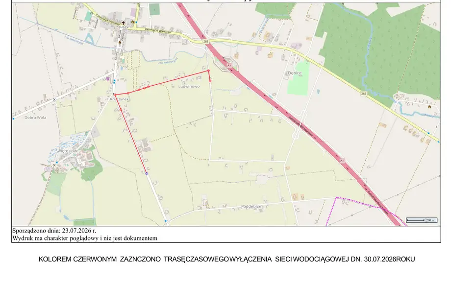 Przerwa w dostawie wody w Kruszynku i Ludwinowie