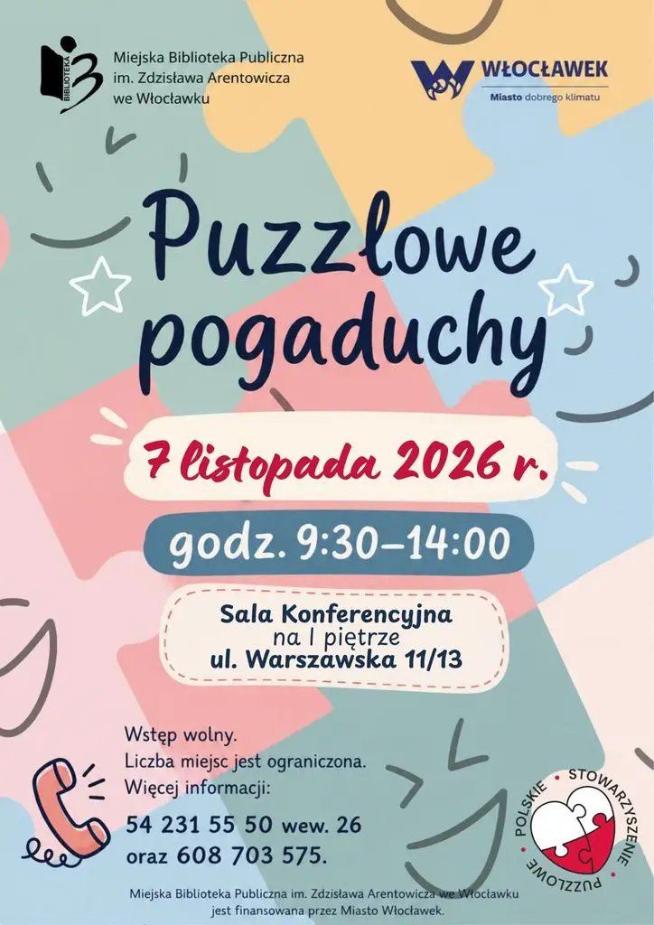 Puzzlowe pogaduchy w Miejskiej Bibliotece