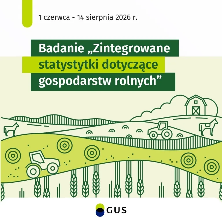 Badanie GUS dotyczące gospodarstw rolnych