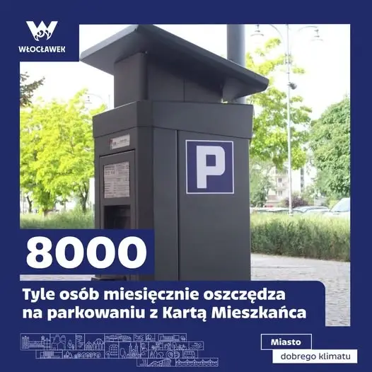 Włocławianie korzystają z Kart Mieszkańca, oszczędzając na parkowaniu