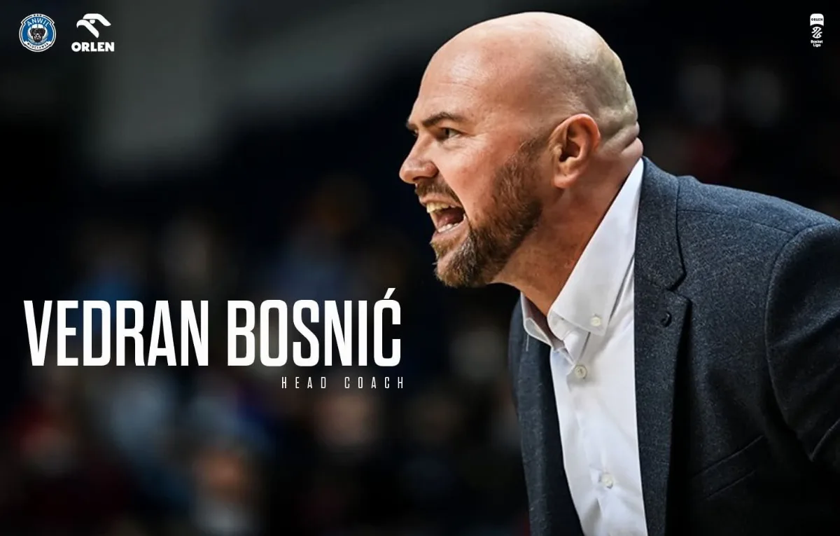 Vedran Bosnić nowym trenerem Anwilu Włocławek