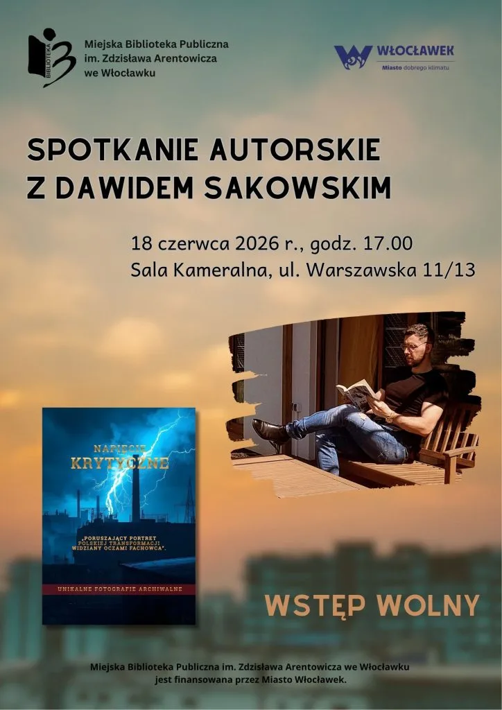 Spotkanie autorskie z Dawidem Sakowskim
