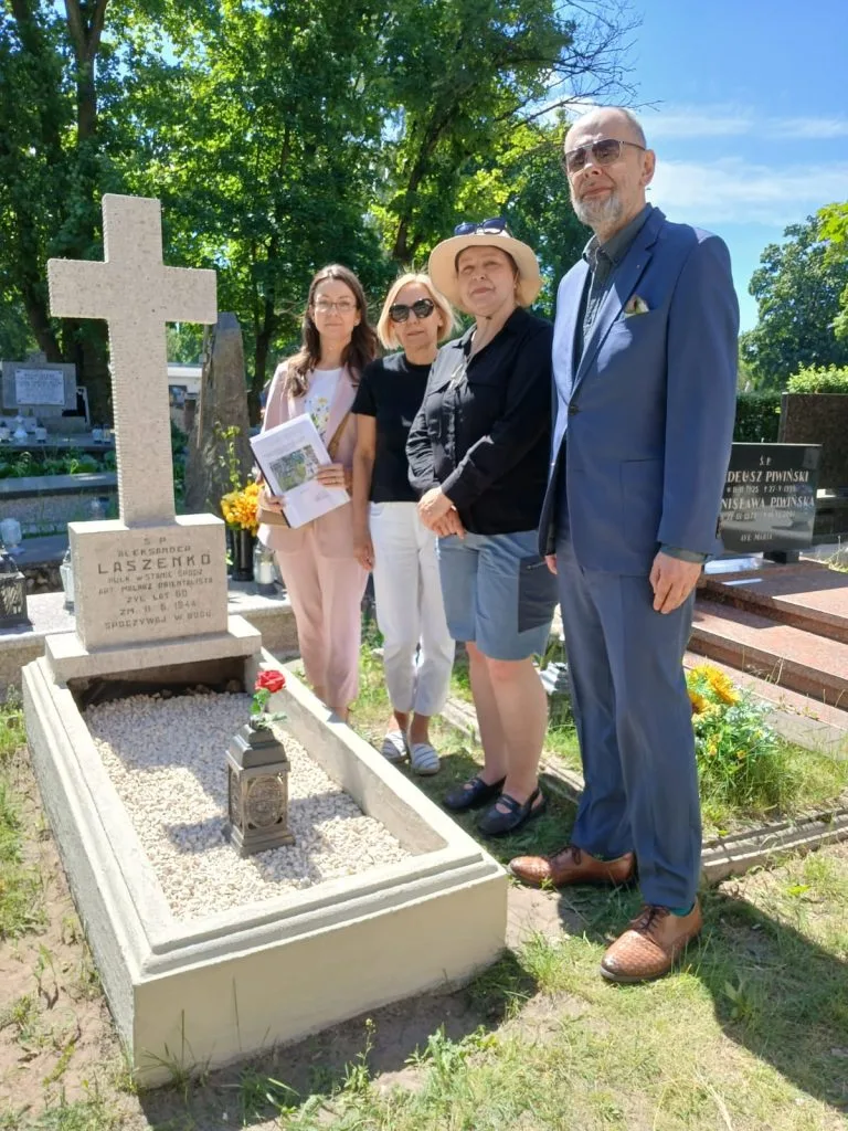 Ukończono renowację grobu Aleksandra Laszenki