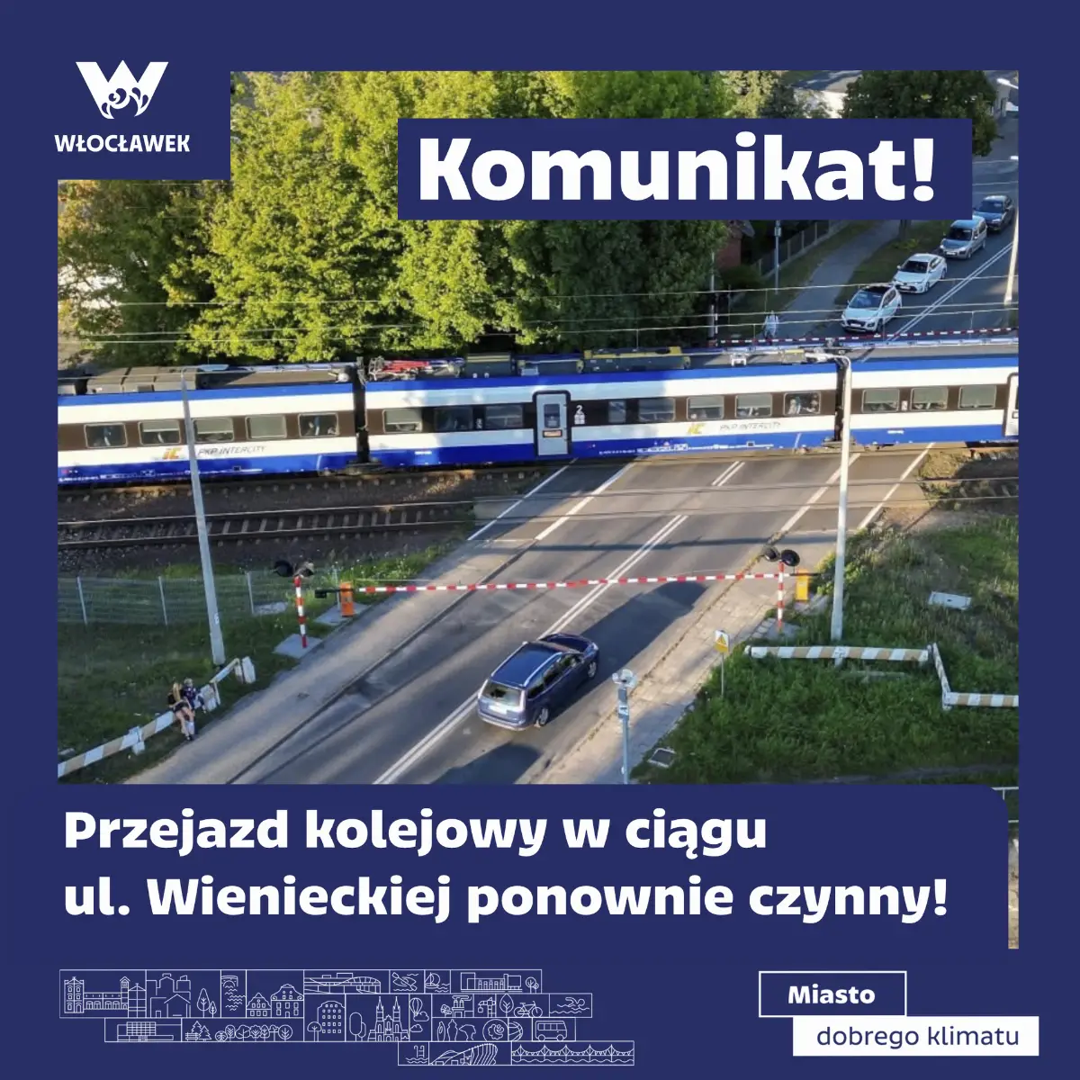 PKP naprawiło rogatki na przejeździe kolejowym w ul. Wienieckiej