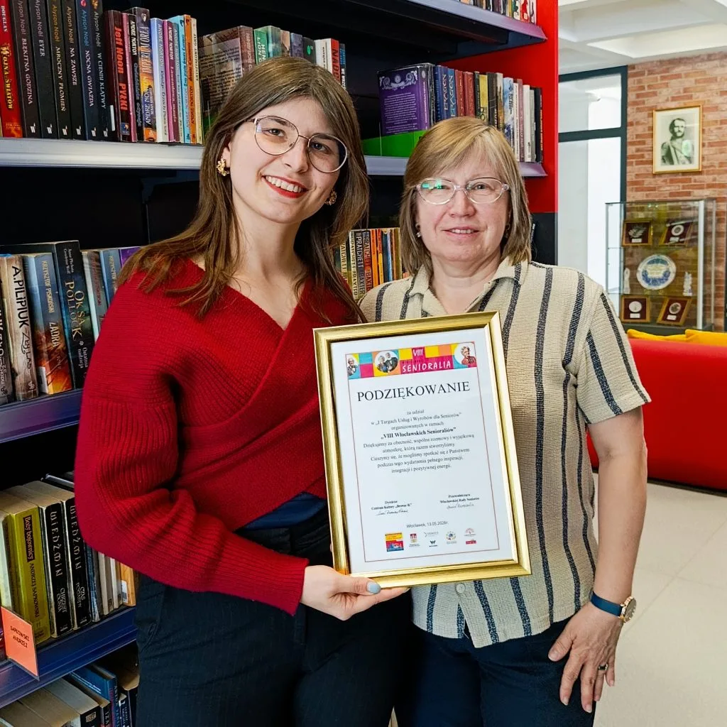 Podziękowania dla Miejskiej Biblioteki Publicznej we Włocławku
