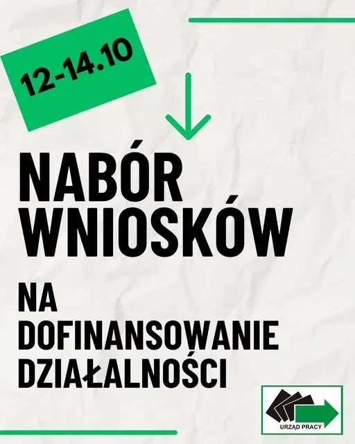 Nabór Wniosków w Powiatowym Urzędzie Pracy 12 Października