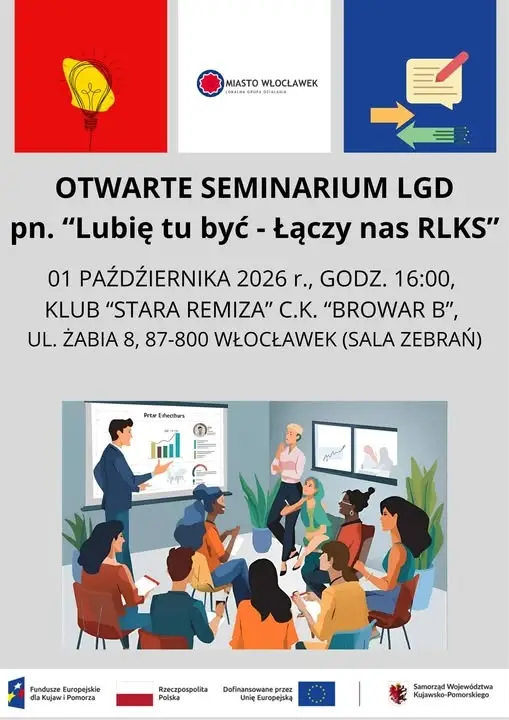 Otwarte Seminarium LGD Miasto Włocławek – Lubię tu być