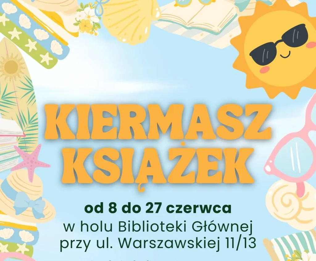 Kiermasz książek w miejskiej bibliotece we Włocławku