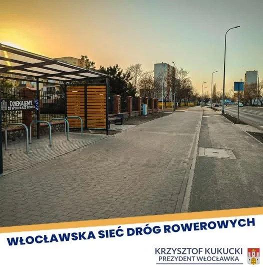 Ogłoszenie przetargu na budowę drugiego etapu Włocławskiej Sieci Dróg Rowerowych