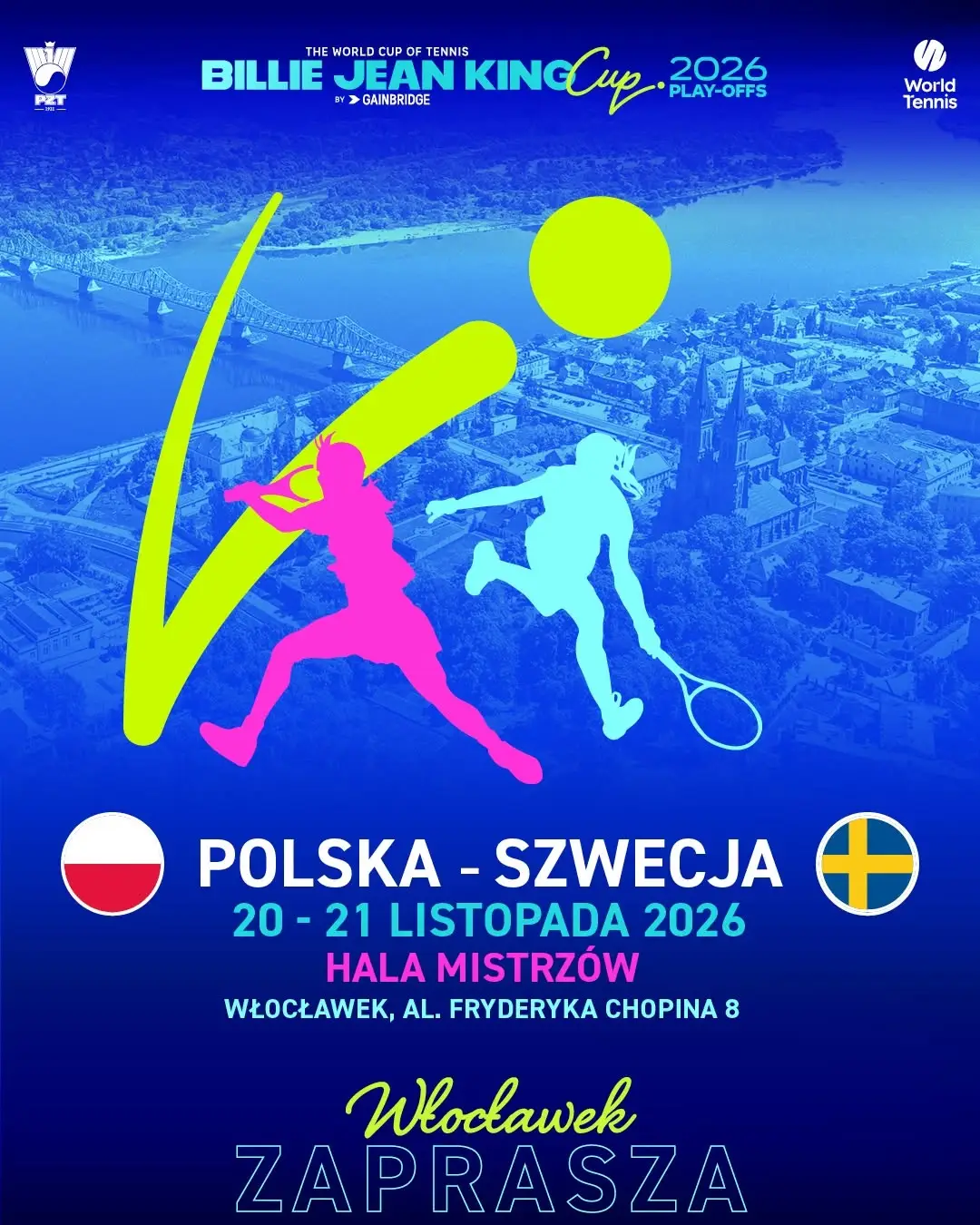 Bilety na mecz tenisowy Polska - Szwecja w sprzedaży