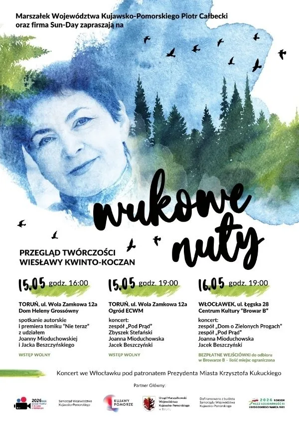 Bezpłatny koncert poetycko-muzyczny z udziałem zespołów Dom o Zielonych Progach i Pod Prąd