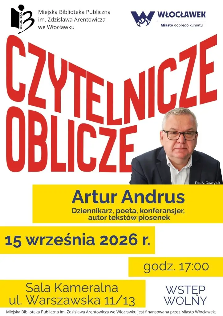Spotkanie autorskie Artura Andrusa w Miejskiej Bibliotece Publicznej
