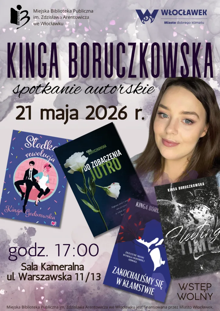 Spotkanie z autorką Kingą Boruczkowską