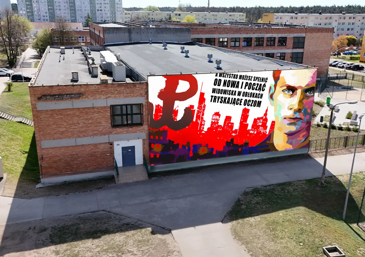 Włocławianie wybrali mural dla IV LO