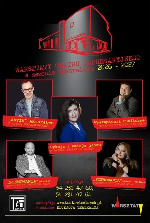 Teatr Impresaryjny we Włocławku ogłasza warsztaty teatralne