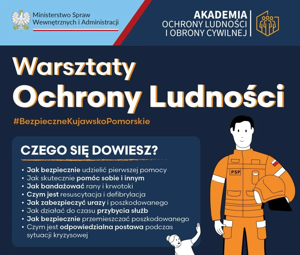 Warsztaty w ramach Akademii Ochrony Ludności i Obrony Cywilnej