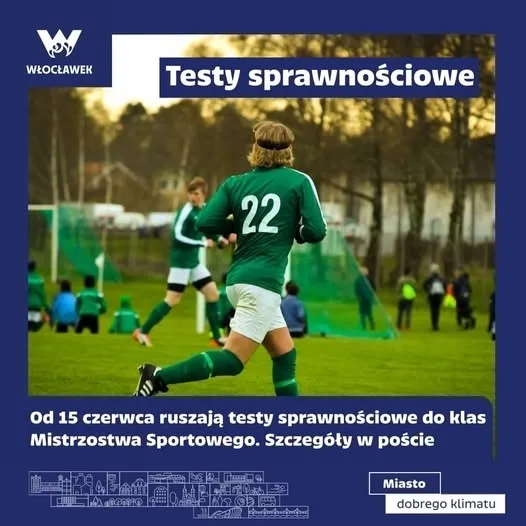 Rozpoczęcie egzaminów sprawnościowych dla kandydatów do klas Mistrzostwa Sportowego we Włocławku