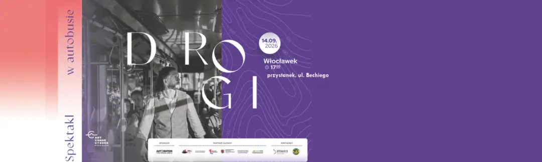 Spektakl „Drogi” w jadącym autobusie w Włocławku