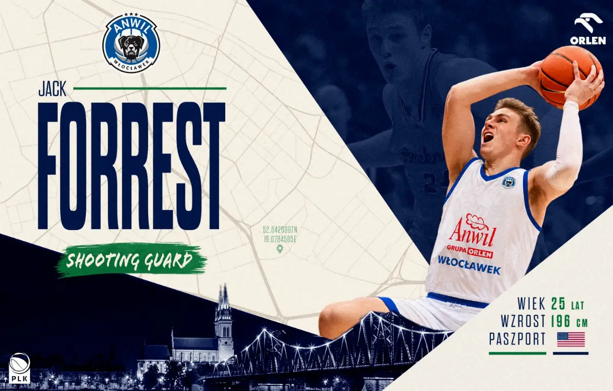 Jack Forrest dołącza do Anwilu