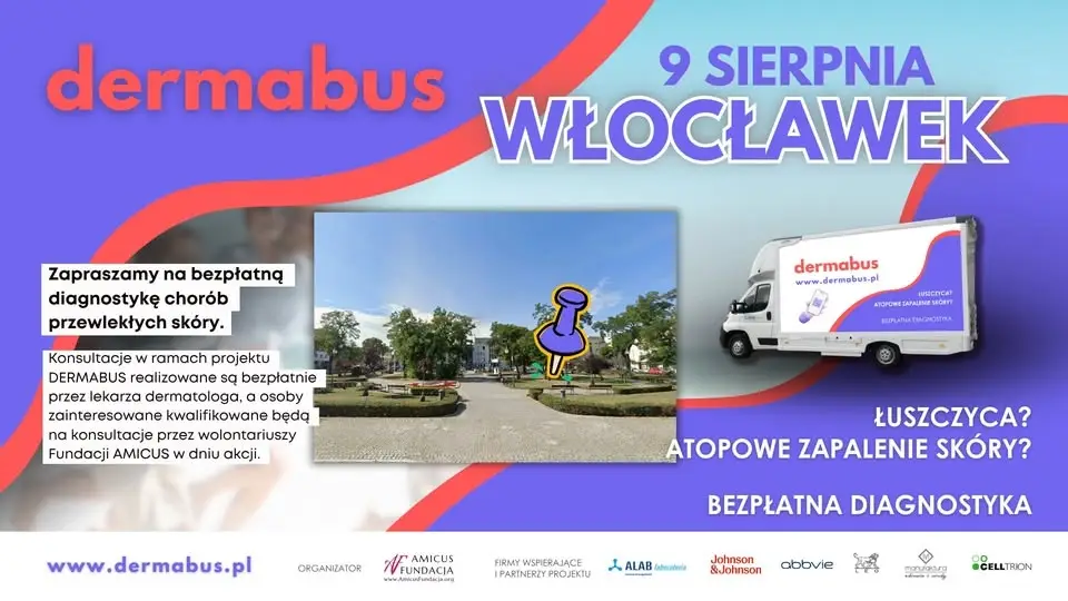 Mobilny gabinet dermatologiczny DERMABUS we Włocławku