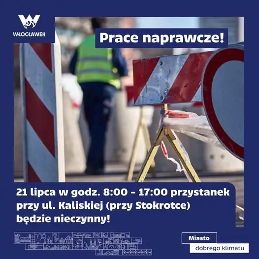 Utrudnienia dla kierowców i pasażerów komunikacji miejskiej we Włocławku