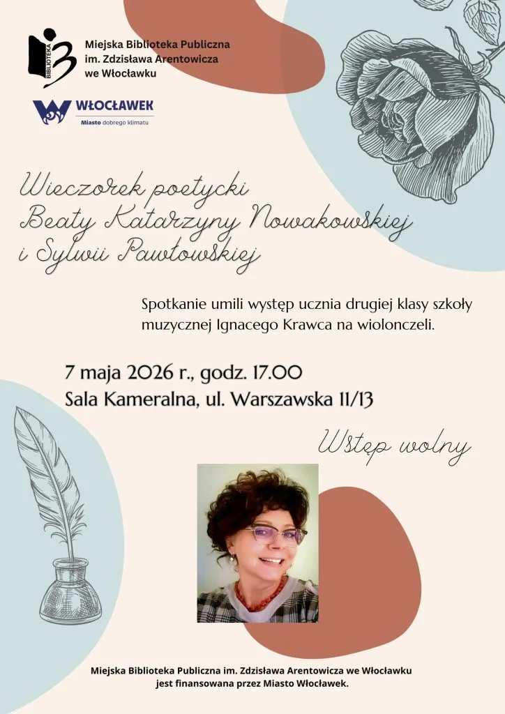 Wieczór poezji Beaty Katarzyny Nowakowskiej i Sylwii Pawłowskiej