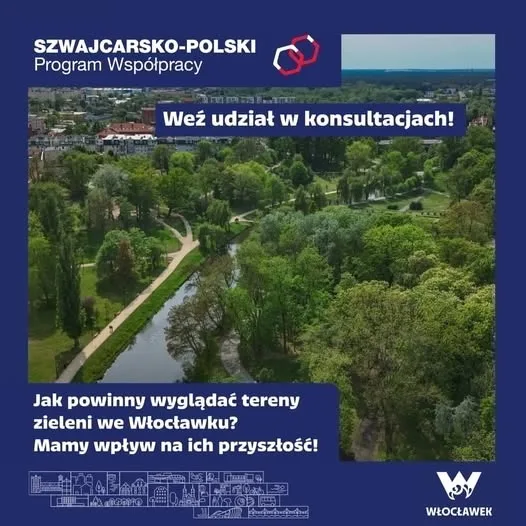 Ankieta dotycząca terenów zieleni we Włocławku - zapraszamy do udziału do 14 czerwca
