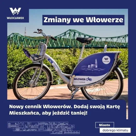 Zachęcamy do połączenia konta WŁOWERU z Kartą Mieszkańca Włocławka