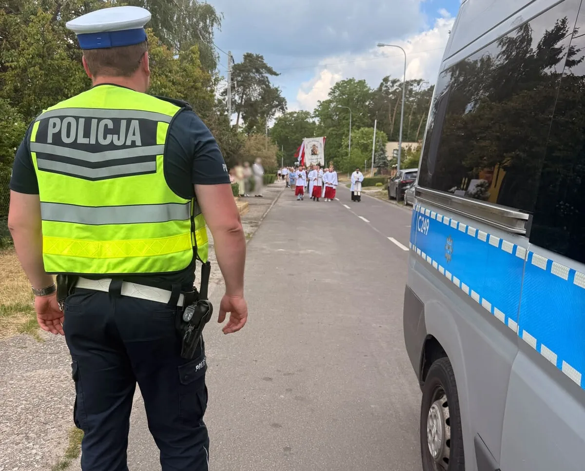 Policja w akcji podczas przedłużonego weekendu Bożego Ciała