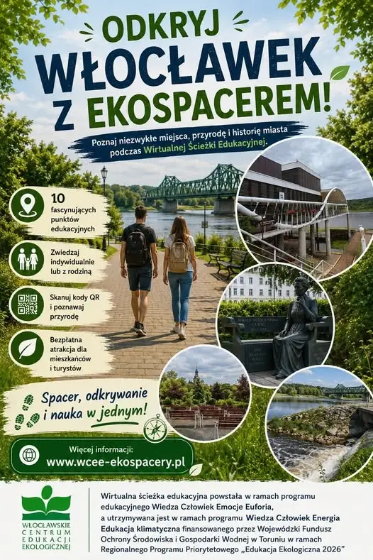 Włocławskie Centrum Edukacji Ekologicznej promuje Wirtualną Ścieżkę Edukacyjną