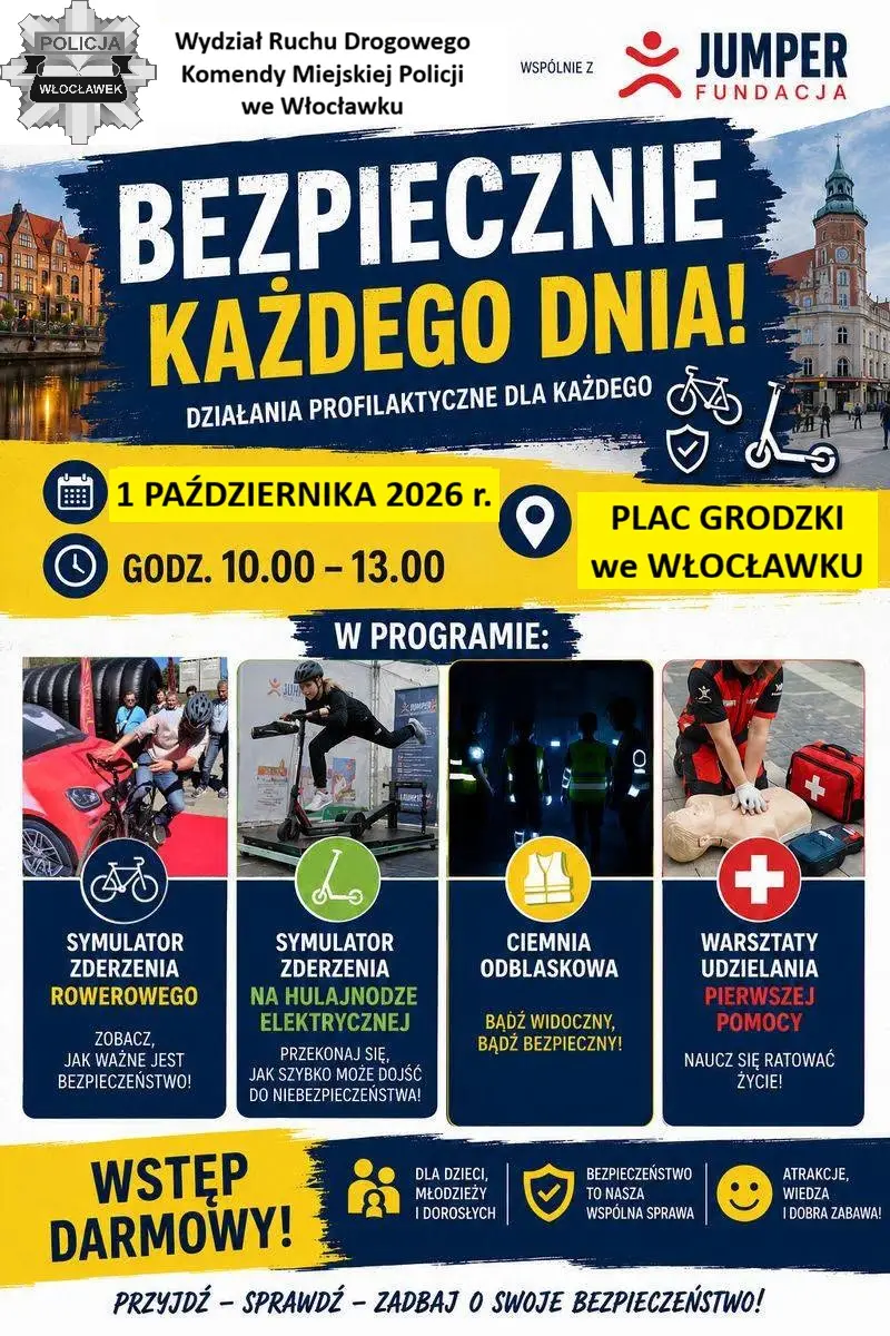 Spotkanie dotyczące bezpieczeństwa w ruchu drogowym we Włocławku