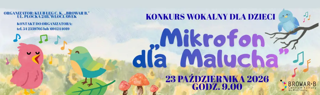 XVII edycja konkursu wokalnego "Mikrofon dla Malucha"