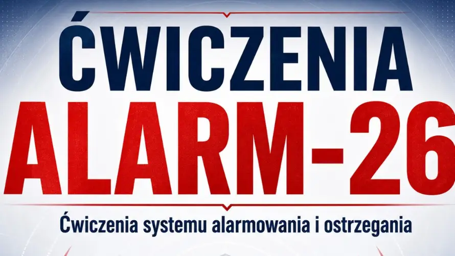 Ogólnokrajowe ćwiczenia „ALARM-26” w Polsce