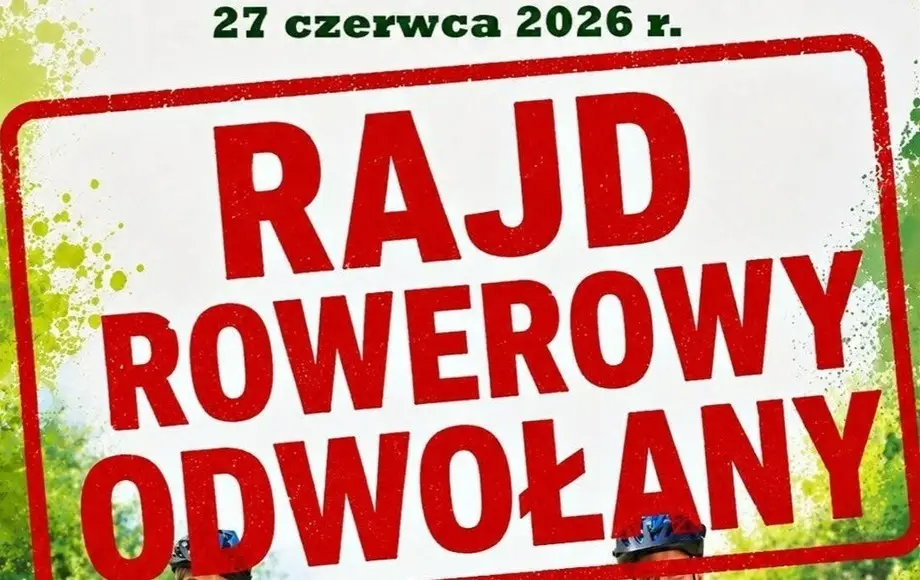 Odwołanie 8 Gminnego Rajdu Rowerowego