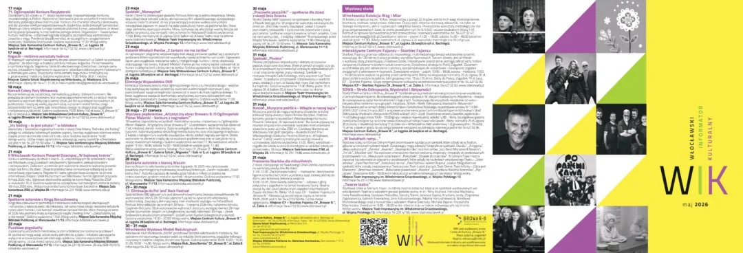 Włocławski Informator Kulturalny - Maj 2026