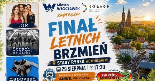 Finał Letnich Brzmień na Starym Rynku we Włocławku